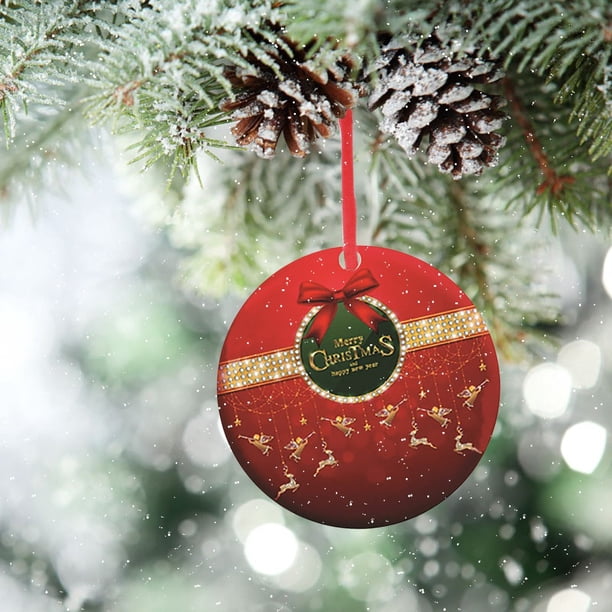 Ganfancp Delicado Colgante de Hierro de Arte de Navidad Feliz Árbol de Navidad Colgante Decoración Ofertas Flash 1 Colgante