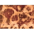 thumbnail image 1 of Ahgly Company Indoor Rectangle Abstract Orange Modern Area Rugs, 2' x 5', 1 of 4