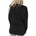 thumbnail image 3 of Gvmfive Womens Round Neck Long Sleeve Tunic Tops Pullover Casual Shirt Blouse, 3 of 4