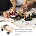 thumbnail image 2 of Shisuyan 1 Set Unfinished Wooden Solar Powered Car Toy Self-assembly Small Car Science Project Toy, 2 of 9