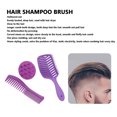 thumbnail image 4 of Cepillo y peine para el cabello juego de cepillos para el cabello 3 piezas dientes dobles huecos con cepillo para champú para el cabello para peinar ANGGREK Otros, 4 of 8