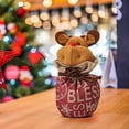 thumbnail image 4 of Liquidación Total, Adornos navideños Bolsas de Nochebuena Bolsas de regalo de Navidad Bolsas de dulces navideños Bolsas de regalo bordadas de lino navideño Akmoler, 4 of 7