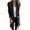 Black, variant on ZACPNCV Women's Winter Casual Jackets Long Sleeve Solid Color Long Lapel Cardigan Top Jacket Green