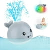 2021 Updated Baby Bath Toys, Light up Whale Spray Bath Toys, Sprinkler Bathtub Toys for Toddlers Infant Kids Boys Girls Baby, Bathtub Shower Pool Bathroom Toy