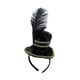 thumbnail image 2 of Mini sombrero de copa, diadema, accesorio novedoso para disfraz, sombrero de fiesta para niños y adultos Negro, 2 of 9