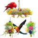 thumbnail image 1 of Paquete de 3 juguetes para masticar pájaros, juguete triturador para forraje, jaula para loros, juguete triturador para pájaros, juguetes de lufa, juguete colgante para forraje Namotu WRQX-362, 1 of 5