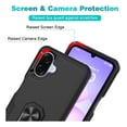 thumbnail image 5 of Rosebono Compatible With Samsung Galaxy A07 Case, Hybrid Case With Adjustable Integrated Ring Kickstand (Black), 5 of 5