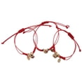 thumbnail image 2 of 3pcs Creative Ox Year Bracelet Female Red Rope Wrist Decor Stylish Jewelry Random Style, 2 of 5
