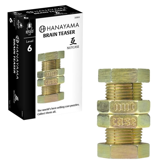 BePuzzled, Nutcase Hanayama Metal Brainteaser Puzzle Level 6 Ages 12