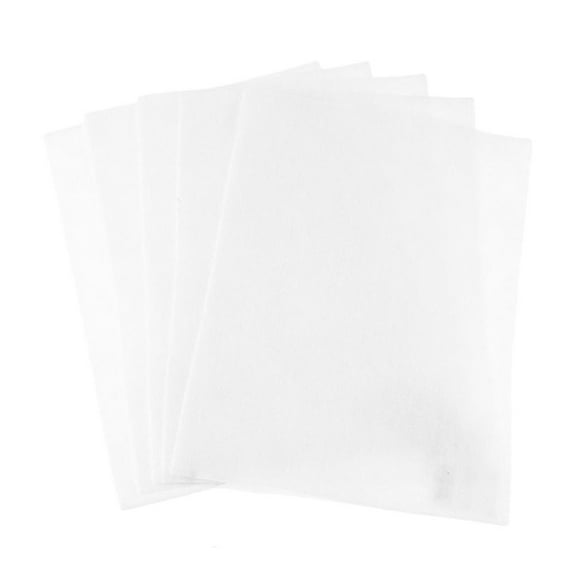 Premium Craft Felt Sheets, 8-1/2-Inch x 11-Inch, 5-Count, White