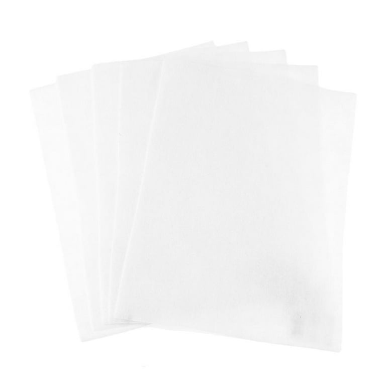 Premium Craft Felt Sheets, 8-1/2-Inch x 11-Inch, 5-Count White