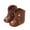 Brown#158, variant on LIIPEE Girls Boys Boots Warm Cowboy Cow Girl Closed Toe Non- Soft Sole First Walking Shoes Girls Versatile Holiday School Party Boot,Black,6-9 Months