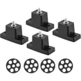 thumbnail image 1 of AMGSH 4 Pack Rubber Vibration Isolator Mounting Bracket for Air Conditioner Condenser Mounting Bracket for Outdoor Mini Split with 4 Rubber Isolation Pads, 1 of 6