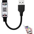thumbnail image 1 of TOPXCDZ Mini RGB Bluetooth Controller USB 5V Music Bluetooth LED Controller Light Strip Controller for RGB LED Strip, 1 of 4