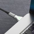 thumbnail image 4 of [Se combinar con 567300 597252 597314] Tipo-C a 2 cabezal carga aleación aluminio Adaptador PD señuelo 5A 20V carga rápida adecuado para MacBook, 4 of 7