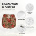 thumbnail image 6 of Picia Rose Mix Leopard 1 Pattern Women's 2 in 1 Athletic Running Shorts High Waisted Workout Casual Gym Sweat Shorts with Comfy Liner Zipper Pockets-Medium, 6 of 9