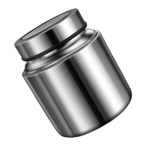 BQBQERT Portable 304 Stainless Steel Sealed Jar Canister Food Container Corrosions Kitchen Snacks Storage Solution