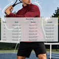 thumbnail image 3 of Men's 1/4 Zip Long Sleeve Athletic Pullover Top Fitted Breathable Casual Sweatshirt Comfy Tee for Tennis Running Jogging Hiking Wear(Wine,XXXL), 3 of 9