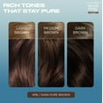 thumbnail image 5 of Clairol Nice'n Easy Pure Brunettes Permanent Hair Color Creme, 4PB Deepest Espresso Brown, Hair Dye, 1 Application, 5 of 14