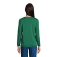 thumbnail image 3 of Lands' End Women's Relaxed Supima Cotton Long Sleeve Crewneck T-Shirt, 3 of 3