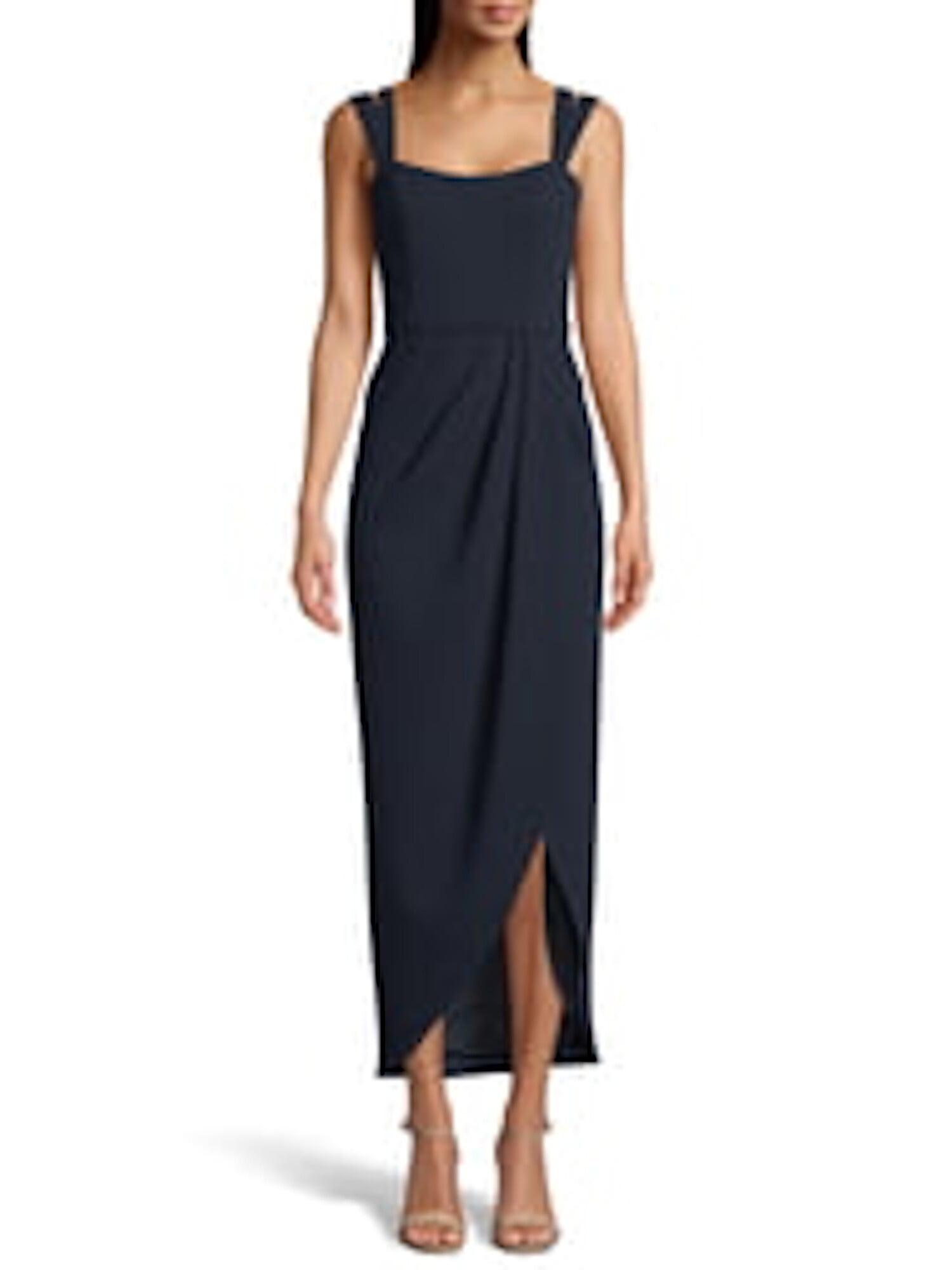xscape sleeveless midi dress