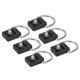 thumbnail image 1 of Hebillas compactas para navegación en paquete de 6 para kayaks y embarcaciones, anillos en D de acero inoxidable resistentes a la corrosión, 1 of 8