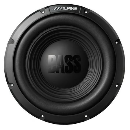 Alpine BassLine Series 10 Inch 750 Watt 4-Ohm Car Audio Subwoofer |