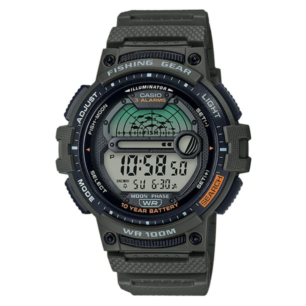 Reloj Casio Digital Fishing Gear Caballero WS-1200H-3AV Casio Casio WS-1200H-3AV