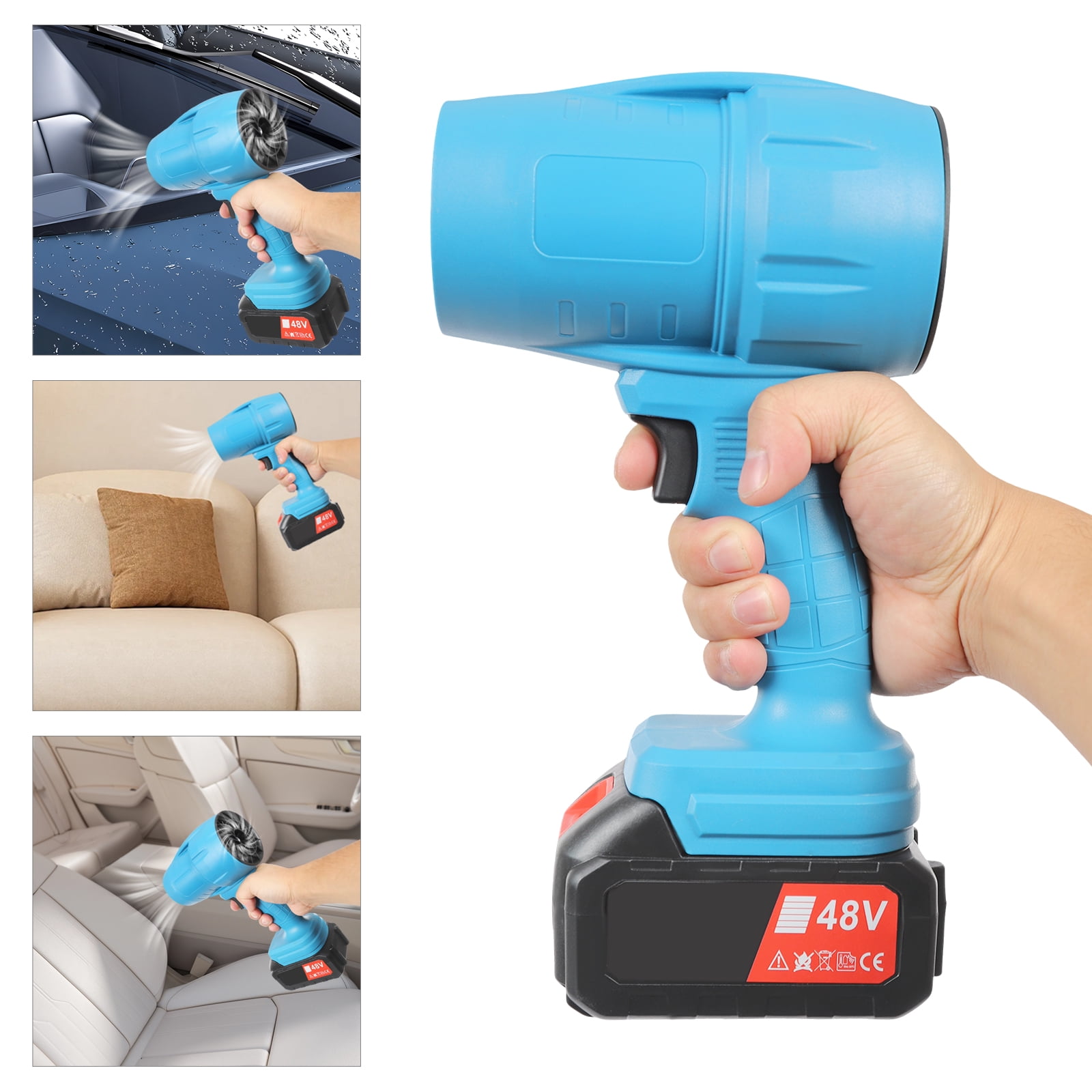 Car Vacuum Cleaner Air Blower Wireless Handheld Rechargeable Mini 28000RPM 200W