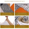 thumbnail image 2 of Chair Covers for Dining Room Set of 4, Printed Chair Covers Washable&Stretchable, Kitchen Chair Slipcovers Protector for Dining Room, Hotel, Ceremony (Geometric Space-1), 2 of 6