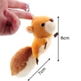 thumbnail image 3 of Two Piece Set Plush Fluffy Big Tail Squirrel Keychain Window Sticker Best Friend KC-2S, 3 of 8