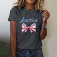 thumbnail image 2 of 250 Anniversary USA Shirt Women USA 250th Anniversary Shirt Patriotic American Flag Eagle Tops 1776-2026 Tshirt Gifts Dark Gray,XL, 2 of 4