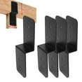 thumbnail image 4 of 4 PCS Heavy Duty Steel Z Brackets, Double Angle Channel Profile Corner Brace, 4 of 7