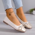 thumbnail image 3 of Mostsola Flats for Women Wedding Business Dress Shoes Slip on Squared Toe Bowknot Walking Shoes, 3 of 8