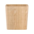 thumbnail image 3 of WILO Hardwood Wastepaper Basket - Rectangle, 3 of 3