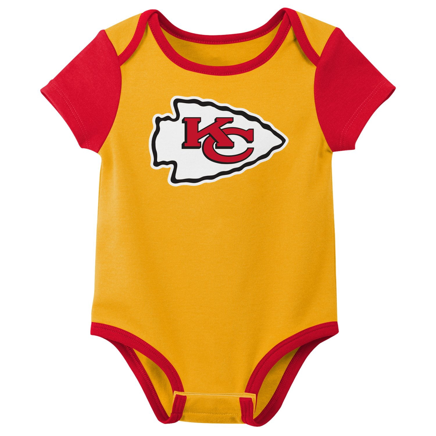 KANSAS CITY CHIEFS NFL Infant Boys 3 Pack Onesie Game Day Fan Apparel