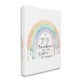 thumbnail image 4 of Stupell Industries Dripping Inspirational Rainbow Inspirational Painting Gallery Wrapped Canvas Art Print Wall Art, 24 x 30, 4 of 8