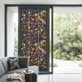thumbnail image 3 of Boho Flowers Window Privacy Film, Spring Abstract Watercolor Floral Leaf Static Cling UV Sun Blocking Heat Control Window Tint Day and Night, Non-Adhesive One Way Windows Privacy Cover 35.4''x78.7'', 3 of 7