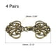 thumbnail image 2 of Broche de capa 4 pares de ganchos y ojos para coser, broches de capa vintage (bronce), 2 of 7