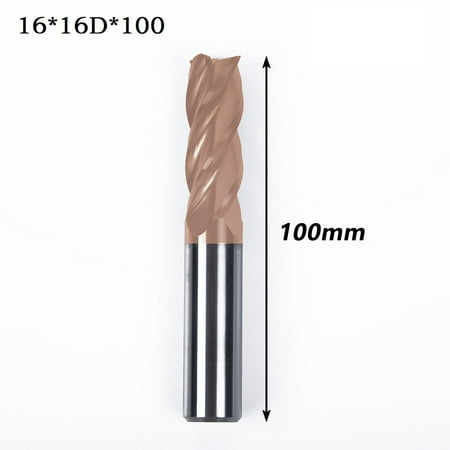 

1PC HRC55 4 Flute End Milling Cutter Bit Aluminum Alloy Coating Tungsten Steel