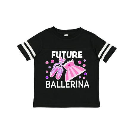 

Inktastic Future Ballerina with Ballet Shoes and Tutu Gift Toddler Boy or Toddler Girl T-Shirt