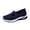 Navy, variant on Women Casual Shoes Slip On Shoes Flat Footwear Daily Shoes Soft Breathable Sole Comfortable For Casual Wear ,Us Size:5.5