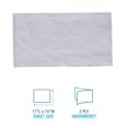 thumbnail image 2 of Gexandy BWK8308 17 in. x 15 in. 2-Ply Dinner Napkin - White (100/Pack, 30 Packs/Carton), 2 of 9