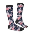 thumbnail image 4 of Lsque Rose Flowers Printed Crew Socks Men's Women's LightWeight Thin Casual Calf Socks ,Knee High Socks,Cotton Socks, 4 of 9