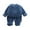Blue, variant on GigrtiJin Baby Sweatsuit 2 Piece Toddler Boy Girl Winter Fleece Pajama Set Twist Knit Cotton Warm Sweater Top and Pant