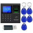 thumbnail image 1 of Time Attendance Machine Fingerprint Password Time Clock for Employee with Finger Scan, RFID and PIN, 1 of 5