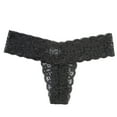 thumbnail image 2 of Cheers Women Panties Lace Solid Color Quick-drying Intimacy Stretchy Thin Flower Edge Low Waist Breathable Lady G-string Daily Clothes, 2 of 2
