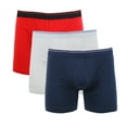 thumbnail image 1 of GBH Mens Cotton Blend Tag-less Boxer Briefs (3-Packs), 1 of 2