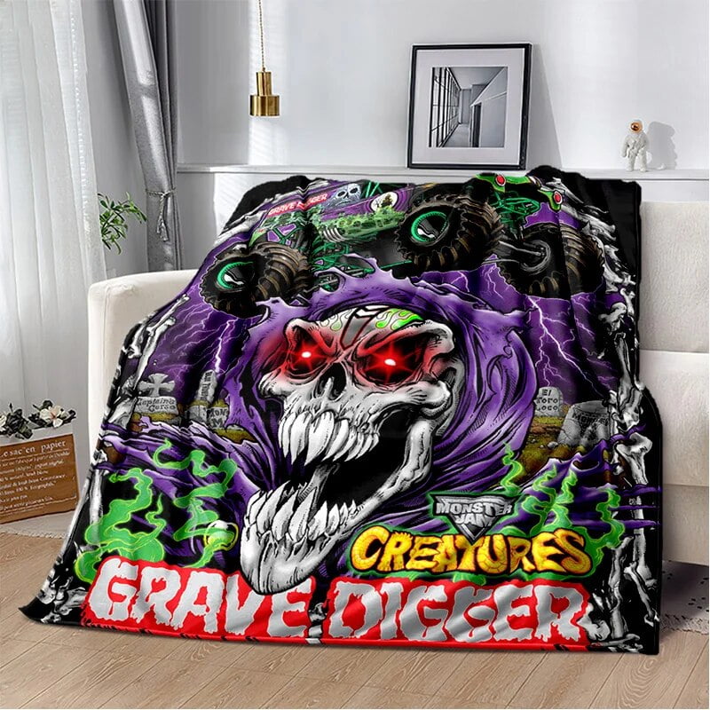 Monster jam blanket walmart sale