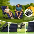 thumbnail image 6 of ZENPETIO Zero Gravity Chair, Reclining Camping Lounge Chair w/Removable Cushion, Upgraded Lock and Cup Holder, Reclining Patio Chairs Folding Recliner for Indoor and Outdoor, 6 of 9